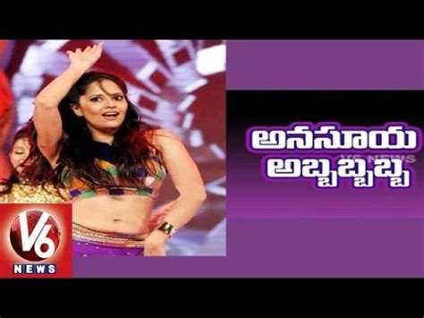 anasuya navel|Anasuya exposed her Romantic Navel in Dance.